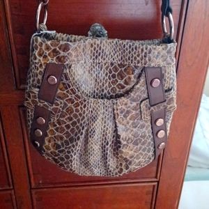 B. Makowski LEATHER shoulder bag.